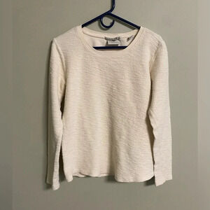 Scotch & Soda Women's Long Sleeve Cream Sweater Sweatshirt Top Size 2 Maison